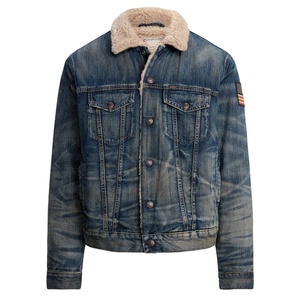 Veste en jean polyvalente pour homme, 100 % coton, respirante, écologique, couleur unie, service OEM, style urbain et extérieur - Product Image 4