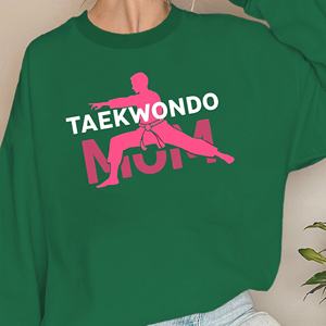 Sudaderas mujer TAEKWONDO MOM con silueta - Product Image 3