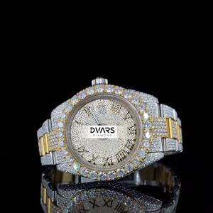Montre en Moissanite Diamantée, Montres de Luxe Entièrement Automatiques VVV en Moissanite Diamantée - Product Image 2