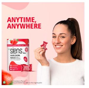 Siens By Dabur Hair Skin <b>Nails</b> 3 in 1 Gummies Brightens Skin Control Hairfall Strengthens Hair <b>Nails</b> Pack of 2 - Product Image 3