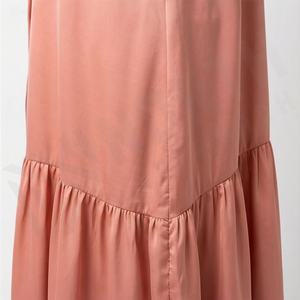 Abaya simple en gros pour femmes, vêtements islamiques modestes, longueur au sol, manches longues, polyester, écologique, approvisionnement en vrac - Product Image 6