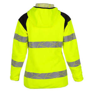 Waterproof Unisex High Visibility ANSI Class 3 <b>LED</b> Flash Construction Road Workwear Zipper Winter Warm Reflective Safety - Product Image 3