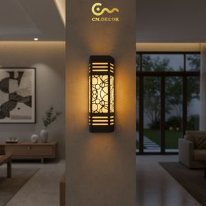 Living Room / Bedroom / Hallway Auto Cad Layout 3500K (Warm White) LED Wall light Viet Nam CM Decor steel/inox Modern/Japanese - Product Image 2