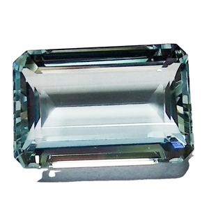 Piedra Preciosa de Aguamarina con Corte Octogonal, Tamaño Personalizado, Aguamarina Azul Cielo con Corte Facetado, Piedra Preciosa Suelta para Fabricación de Joyas, Aguamarina para Manualidades - Product Image 1