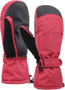 Unisex-Guantes de esquí para niños y jóvenes, accesorios de cuero para actividades al aire libre para snowboard - Product Image 3