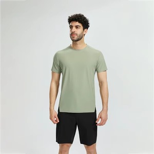 Men's Vintage Washed Contrast Stitch <b>T</b>-<b>Shirt</b> Oversized Streetwear Custom Logo Casual Tee - Product Image 6
