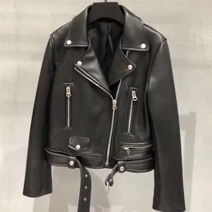 Chaqueta Safari de Invierno para Hombre, Servicio OEM, Cuero Genuino Recubierto, Cuello Alto, Impermeable, Denim Teñido Liso, Patrón Estándar - Product Image 5