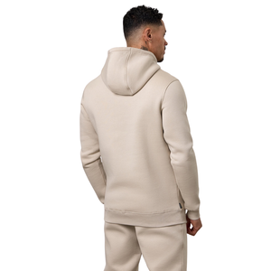 Conjunto Deportivo Informal para Hombre, Sudadera con Capucha de Forro Polar Beige, Ropa Deportiva para Gimnasio, Conjunto para Correr, Ropa Deportiva de Moda Urbana para Invierno - Product Image 3