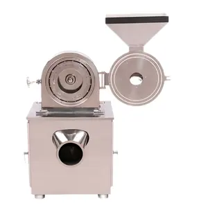 Paslanmaz çelik fabrika teklif Disk tahıl freze makinesi kahve çekirdeği kırıcı kurutulmuş balık istiridye deniz ürünleri kırma makinesi