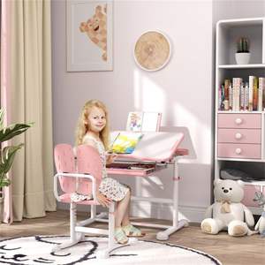 Juego de escritorio y sillas para niños-Solución de muebles para niños - Product Image 3