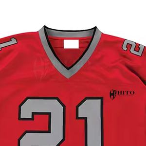 Jersey transpirable para hombre con diseño de cuello en V para uso diario o en el juego Jersey elegante para hombre con gráficos personalizados - Product Image 5