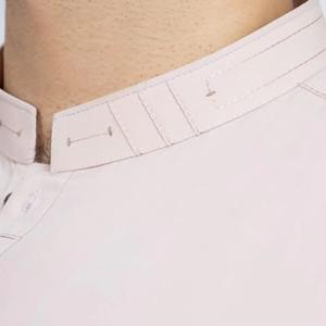 Salwar Kameez Rosa Claro para Hombre 2026, Tela Suave en Tonos Pastel con Costuras Impecables, Estilo Tradicional, Vista desde Detrás - Product Image 6