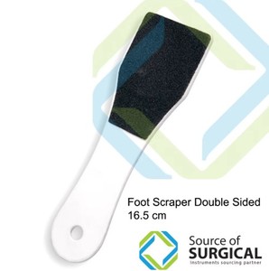 Fashionable Easy-to-Use Manicure Pedicure Kit Stainless Steel Metal Foot Scraper Skin File Durable Portable Professional - Product Image 3
