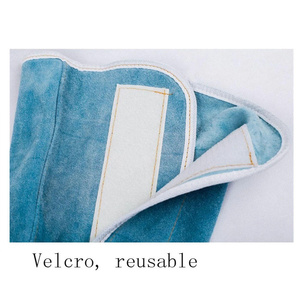 Chaussures de soudeur en cuir de vachette pleine fleur pour la sécurité sur le lieu de travail, protection contre les brûlures, couvre-pieds de protection - Product Image 5