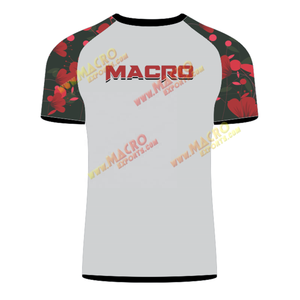 Rashguard MMA personnalisé à manches longues/courtes, jersey 220g, logo personnalisé pour homme - Product Image 5