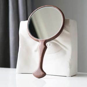 Espejo de Mano Portátil para Hombres y Mujeres, Espejo de Maquillaje para el Hogar, Viajes, Baño, Salón y Uso Personal - Product Image 4