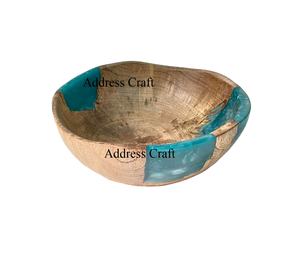 Bol à salade en bois créatif écologique ensemble de vaisselle décorative avec fruits et assiette pour les occasions de fête articles ménagers - Product Image 1