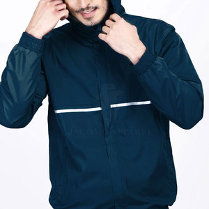 Full Zip Hooded Men <b>Winter</b> <b>Running</b> <b>Jacket</b> Quick Dry Lightweight Sports Outerwear For Fitness <b>Running</b> Hiking Cycling And Walking - Product Image 5