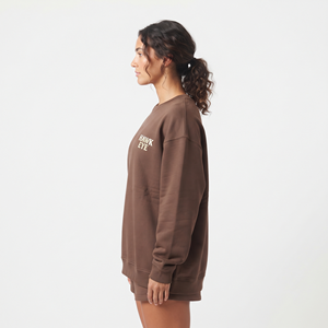 Sudadera Oversize de Cuello Redondo para Mujer 2026 de la Mejor Calidad con Hombros Caídos, Manga Larga y Diseño Bordado - Product Image 4