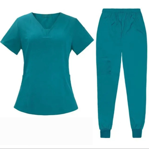 High Quality Unisex Hospital Uniforms Private Label <b>Nurse</b> <b>Scrub</b> Sets Denim Fabric Medical <b>Scrubs</b> - Product Image 3