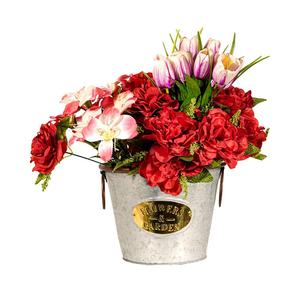 Seau à fleurs de table galvanisé pour la maison et le jardin - Product Image 5