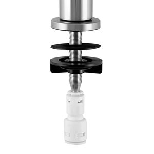 Rubinetto per Osmosi Inversa Senza Piombo, Valvola ad Arco Alto in Ottone Massiccio, Rubinetto da Cucina in Acciaio Inox per Acqua Filtrata Potabile - Product Image 6