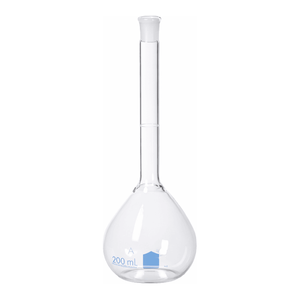สำหรับขวดปริมาตร PYREX VISTA Class A ขนาด 50 มล. และ 2000 มล. ทำจากแก้วบอโรซิลิเกตพร้อมจุกแก้วเพื่อการวัดในห้องปฏิบัติการที่แม่นยำ - Product Image 3