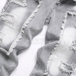Pantalones de Hombre a la Moda, Estilo Urbano, Corte Ajustado, Diseño Personalizado, Cintura Media, Cómodos para Uso Diario, Aspecto Premium - Product Image 3