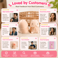 Jouet à presser mignon et portable, gadgets moelleux aux formes amusantes, jouets anti-stress relaxants, cadeau amusant pour les fêtes