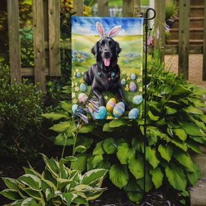 Multicolor Flat-Coated Retriever Easter Egg Hunt Garden Flag Buzón Decorativo Patio Banner para Patio Obra de arte para Yard Lawn Sign - Product Image 2