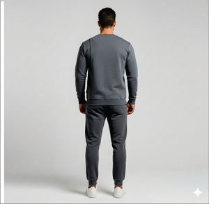 เสื้อสเวตเชิ้ตสตรีทแวร์คุณภาพสูง ผ้าฝ้าย 100% สำหรับผู้ชาย รุ่นใหม่ คุณภาพดี เสื้อสเวตเชิ้ตเปล่าสำหรับผู้ชาย รับสกรีนโลโก้ พร้อมเสื้อสเวตเชิ้ตผู้ชาย - Product Image 2