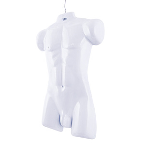 Maniquí de medio busto para la parte superior del cuerpo estilo soporte de plástico - Product Image 4