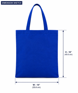 Bolsa de Lona de Color Sólido, 14x16 Pulgadas, Estilo Minimalista, para Todas las Temporadas, Playa, Viajes, Uso Diario - Product Image 2