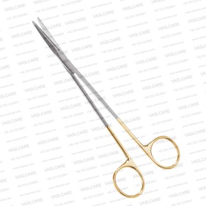 กรรไกรผ่าตัด Kaye Facelift Serrated Onyx ขนาด 7 นิ้ว (18 ซม.) แบบโค้ง – กรรไกรผ่าตัดทังสเตนคาร์ไบด์สำหรับการผ่าตัดใบหน้าและคอ - Product Image 3