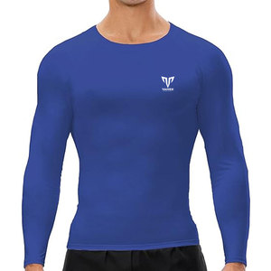 Chemises de compression d'hiver pour hommes, tricotées, en tissu respirant, coupe classique, conçues pour la salle de sport, l'entraînement et les performances sportives - Product Image 1