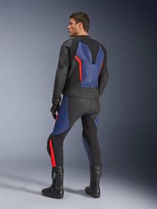 Combinaison en cuir pour motards, veste et pantalon de moto en cuir, personnalisable - Product Image 3