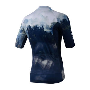 Camiseta de Ciclismo para Hombre, Manga Corta, Sublimada, Transpirable, de Poliéster, para Bicicleta de Montaña, Deportiva, para Adultos - Product Image 2