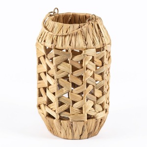 Natural water hyacinth <b>lantern</b> lights wholesale price eco-friendly woven lighting <b>lanterns</b> - Product Image 3