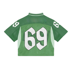 Camiseta de Fútbol Americano de Malla Deportiva 2025 para Hombre, Personalizada con Nombre de Equipo, Impresión por Sublimación, Corte Holgado, Transpirable, para Verano - Product Image 4