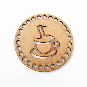 Sous-verres en bois d'acacia, hêtre et noyer de style classique, personnalisables en gros pour tasses à café, emballés en cartons - Product Image 4