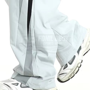 Men's Unique Style Straight Casual <b>Trousers</b> Mid-rise Custom logo 100% Cotton Non-woven Eco-friendly Breathable Lightweight Low - Product Image 2