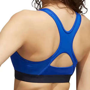 Soutien-gorge de sport pour femme en gros, maintien élevé, polyester élasthanne, bretelles croisées, sans couture, durable, séchage rapide, pour la course, la gym et le fitness, fermeture avant - Product Image 4