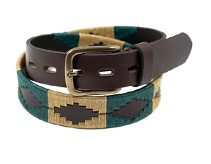 Cinturón de Cuero de Grano Completo Personalizado para Hombre/Mujer, Diseño de Moda, Bordado a Mano con Aguja, Hebilla de Metal Resistente y Transpirable, OEM - Product Image 6