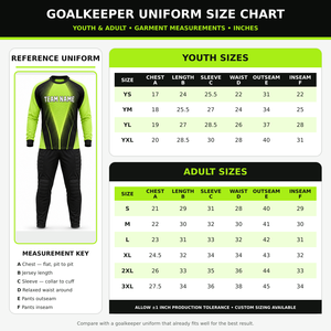 Conjunto de Uniforme de Portero de Fútbol Personalizado, Camiseta de Fútbol de Manga Larga y Pantalones Cortos Acolchados de Secado Rápido, Ropa Deportiva Sublimada para Equipos - Product Image 5