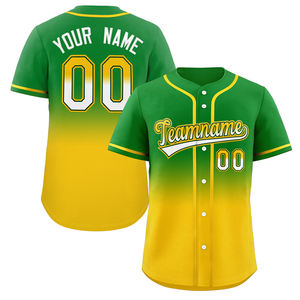 Venta al por Mayor de Camisetas de Béisbol con Impresión Digital Personalizada, Uniformes de Equipo con Botones Completos, Rayas Negras y Azules, Nombre y Número Personalizados, 100% - Product Image 3