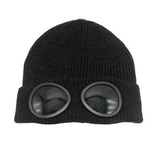 Gorros de Esquí de Algodón de Alta Calidad para Hombre y Mujer, Gorro Tipo Beanie Cortavientos y Cálido con Diseño en Relieve de Gafas, Gran Venta - Product Image 5