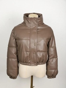 Veste matelassée en coton pour femmes grandes tailles, couleur unie, respirante, design personnalisé, vêtements tendance, vente chaude - Product Image 4