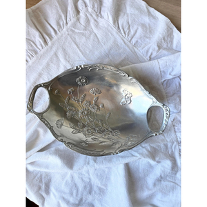 Plated Metal Decorative Serving Tray Platter for Hotel Wedding Catering Tableware Bulk Supplier Manufacturer India Export Supply - Product Image 2
