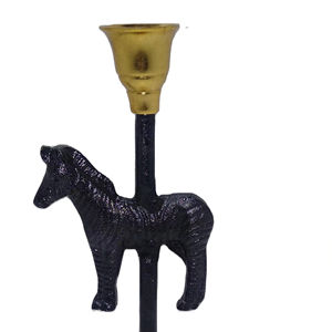 Portavelas decorativo de lujo con diseño de linterna de metal y vidrio al mejor precio - Product Image 1