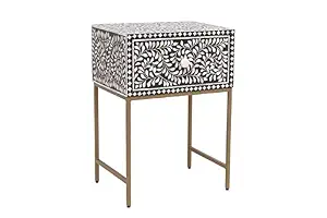 Meubles d'intérieur faits à la main et écologiques, style moderne, console en os incrusté pour chambre à coucher et application hôtelière - Product Image 4